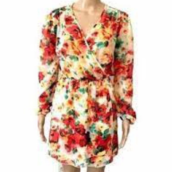 Liberty Love Floral Long Sleeve Mini Dress - Picture 1 of 11